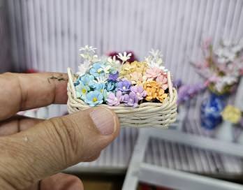 Miniature Flower Basket (Small size)